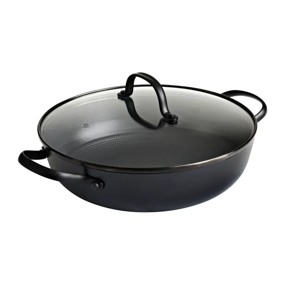 Satake kastrull i lättviktsgjutjärn glaslock, 26 cm