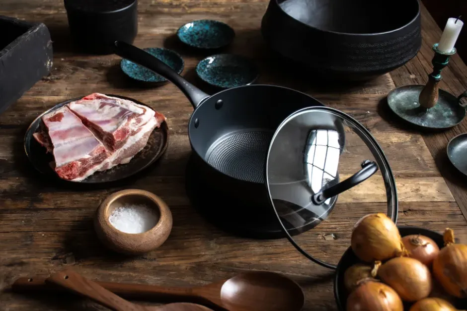 Satake kastrull sautés lättviktsgjutjärn, 20 cm