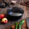 Satake kastrull sautés med glaslock 2 delar, 2 L