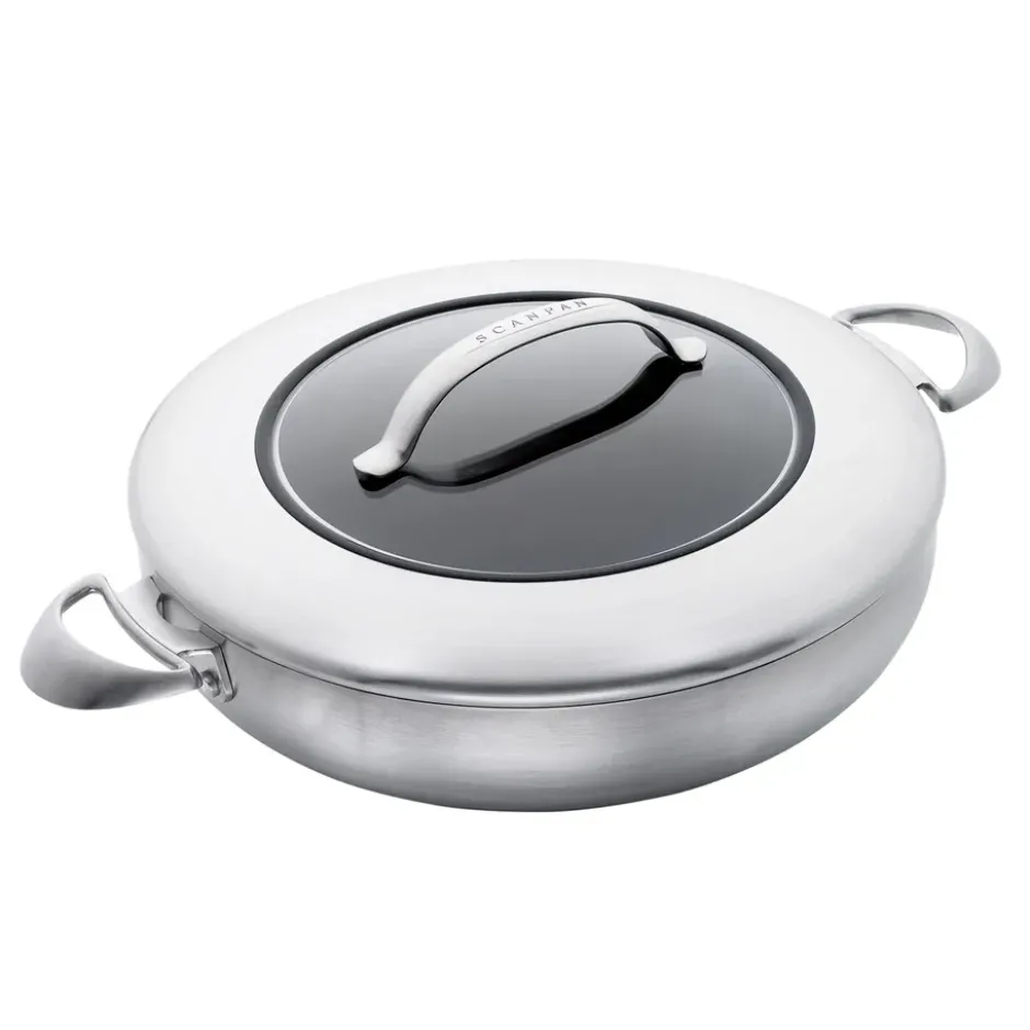 Scanpan CTX serveringspanna med lock, Ø32 cm