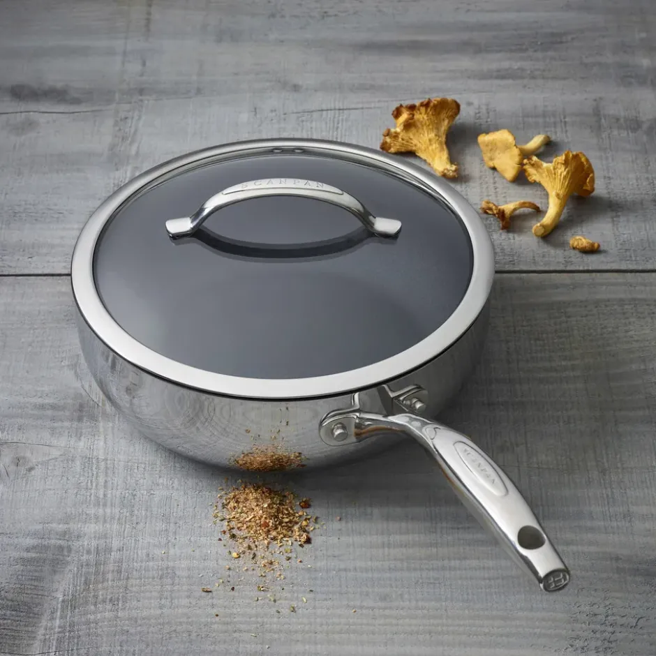 Scanpan HaptIQ traktörpanna med lock, 28 cm