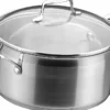 Scanpan Impact gryta med lock 4,8 L, Rostfritt stål