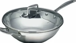 Scanpan Impact wokpanna med lock, 32 cm