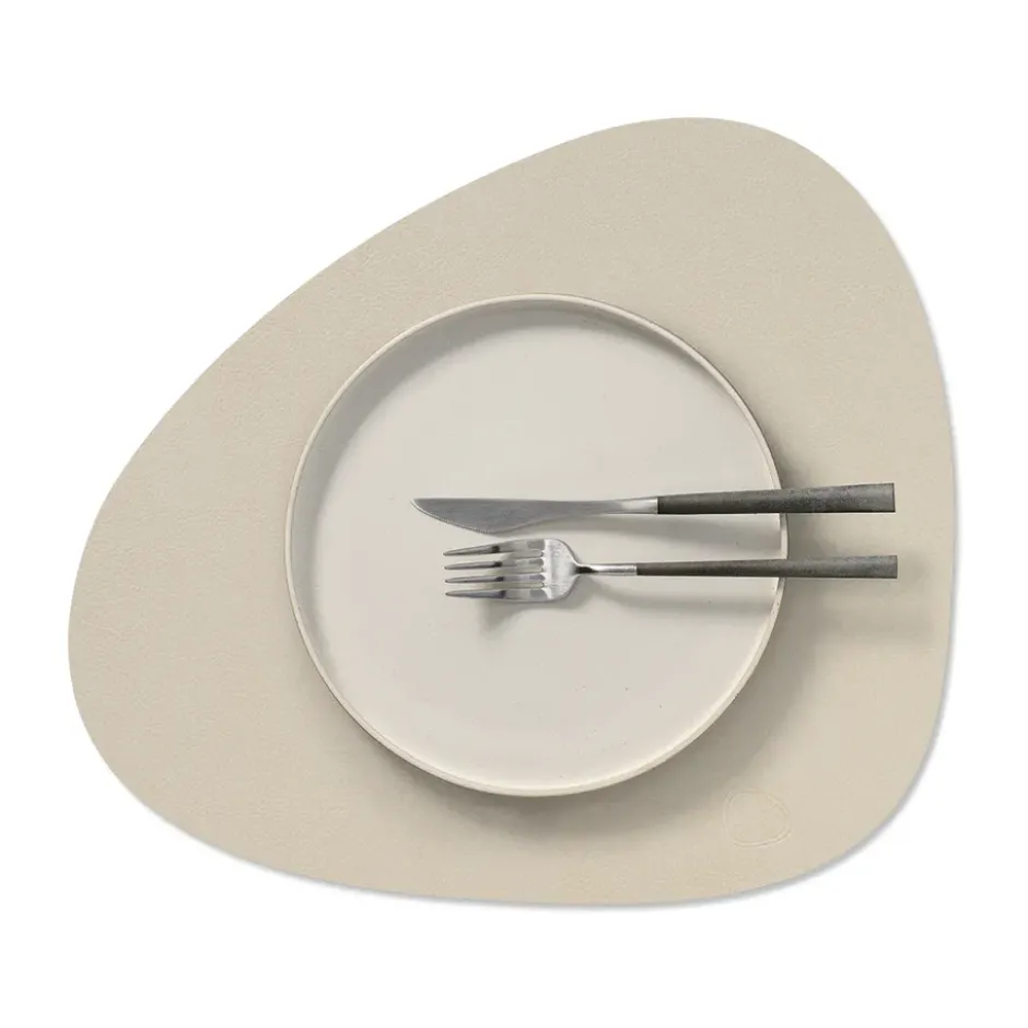 Serene bordstablett curve M, Cream
