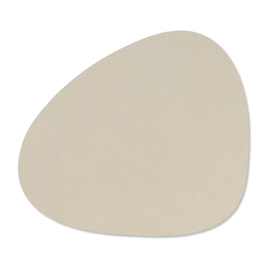 Serene bordstablett curve S 24x28 cm, Cream
