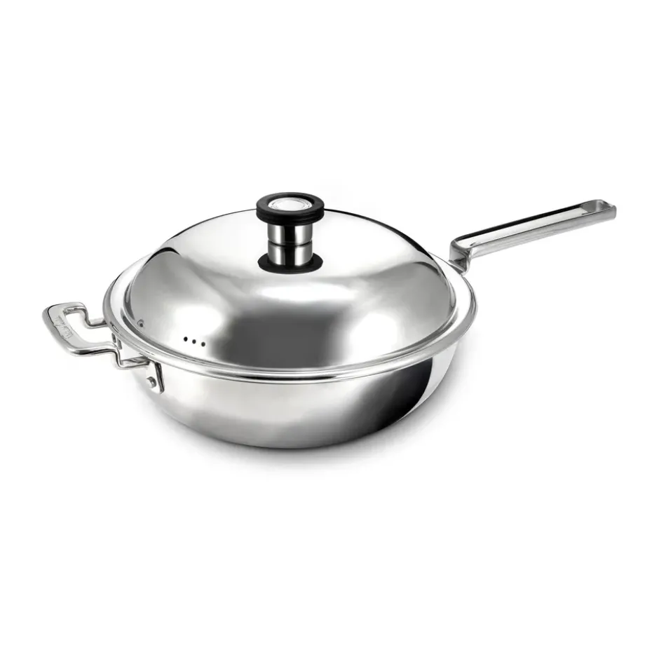 316 Series wokpanna, Rostfritt stål, 28 cm