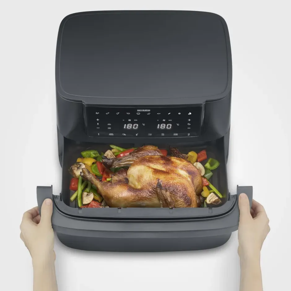 Severin Air-Fryer Flex FR 2490 9 liter, Black
