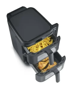 Severin Air-Fryer S-Fry Duo Stack FR 2468, Black