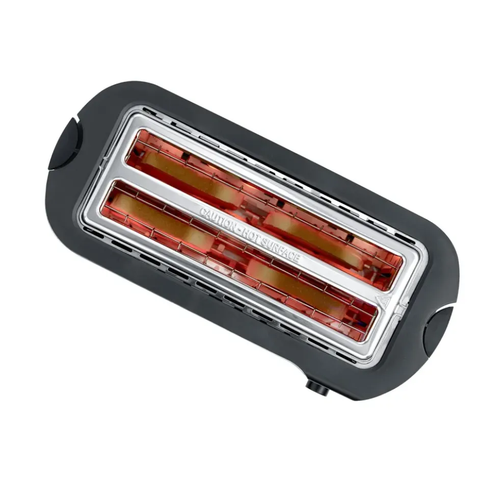 Severin brödrost AT 9341 4-skivor, Dark Inox