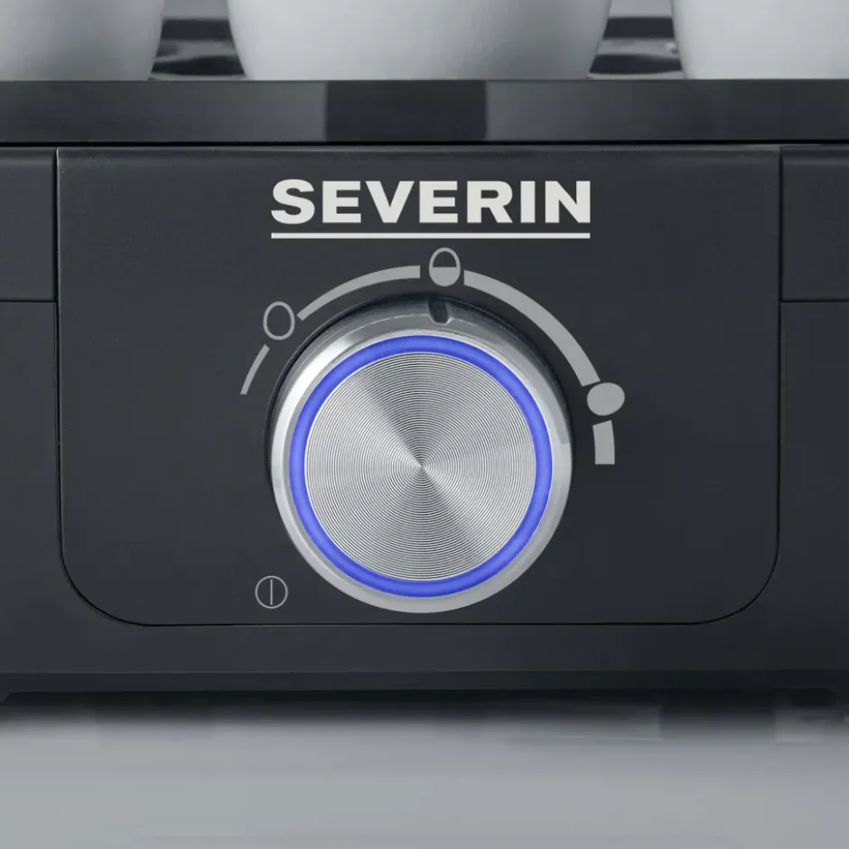 Severin EK 3166 äggkokare premium 1-6 ägg, Svart
