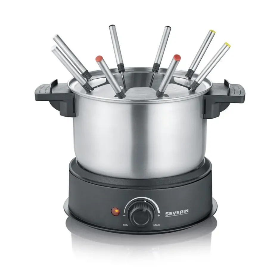Severin FO 2470 fondue 8 gafflar, Rostfritt stål