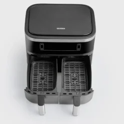 Severin FR 2453 airfryer dubbel 2x4 L, Svart