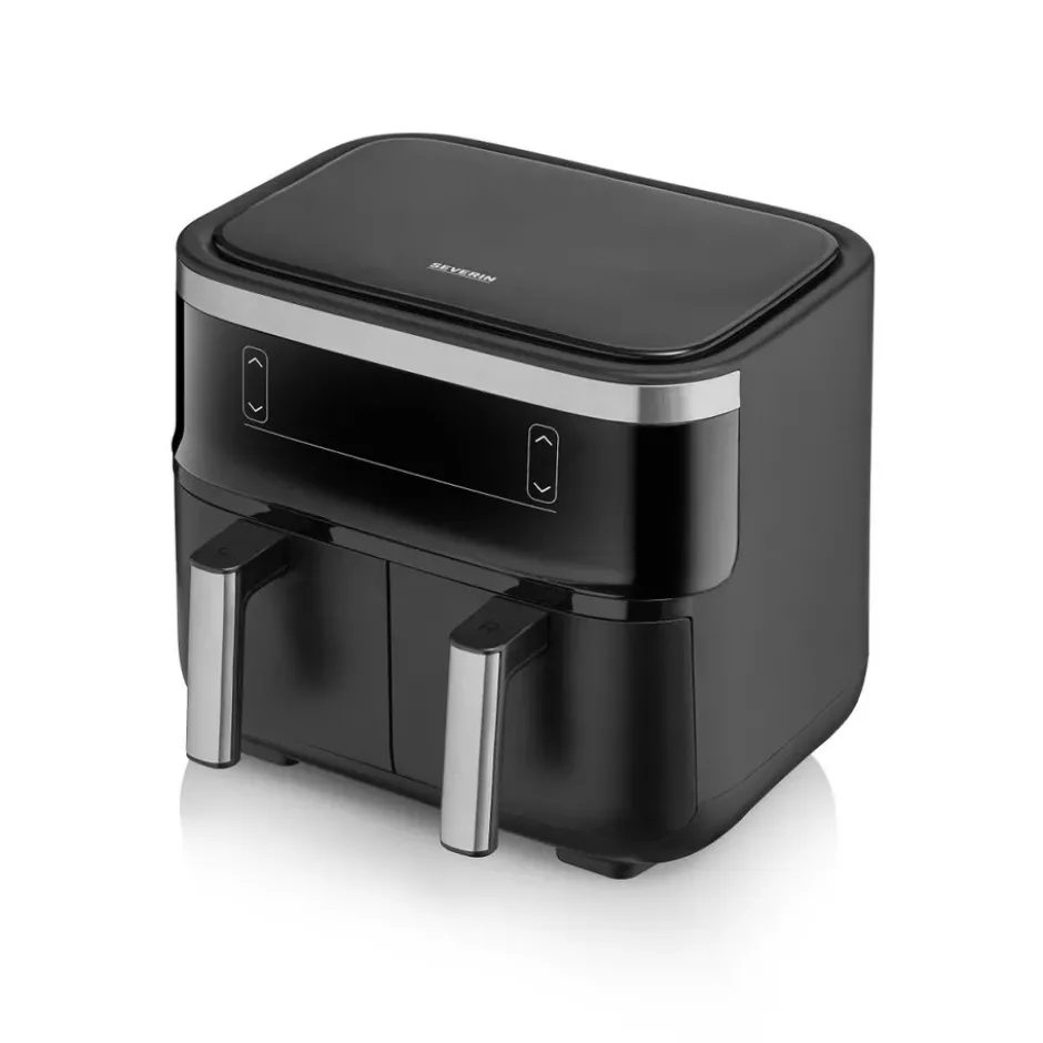 Severin FR 2453 airfryer dubbel 2x4 L, Svart