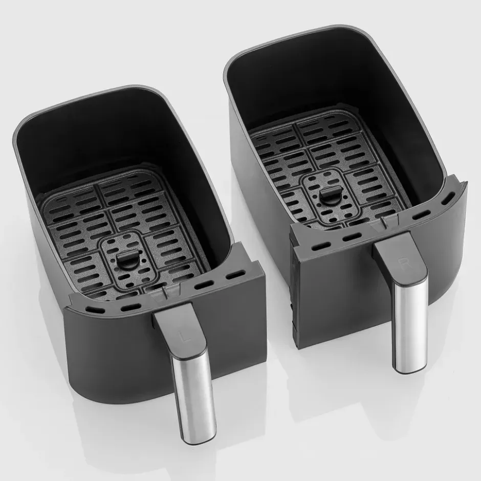 Severin FR 2453 airfryer dubbel 2x4 L, Svart