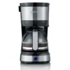 Severin KA 4808 Compact kaffebryggare 4 koppar, Rostfritt stål-svart