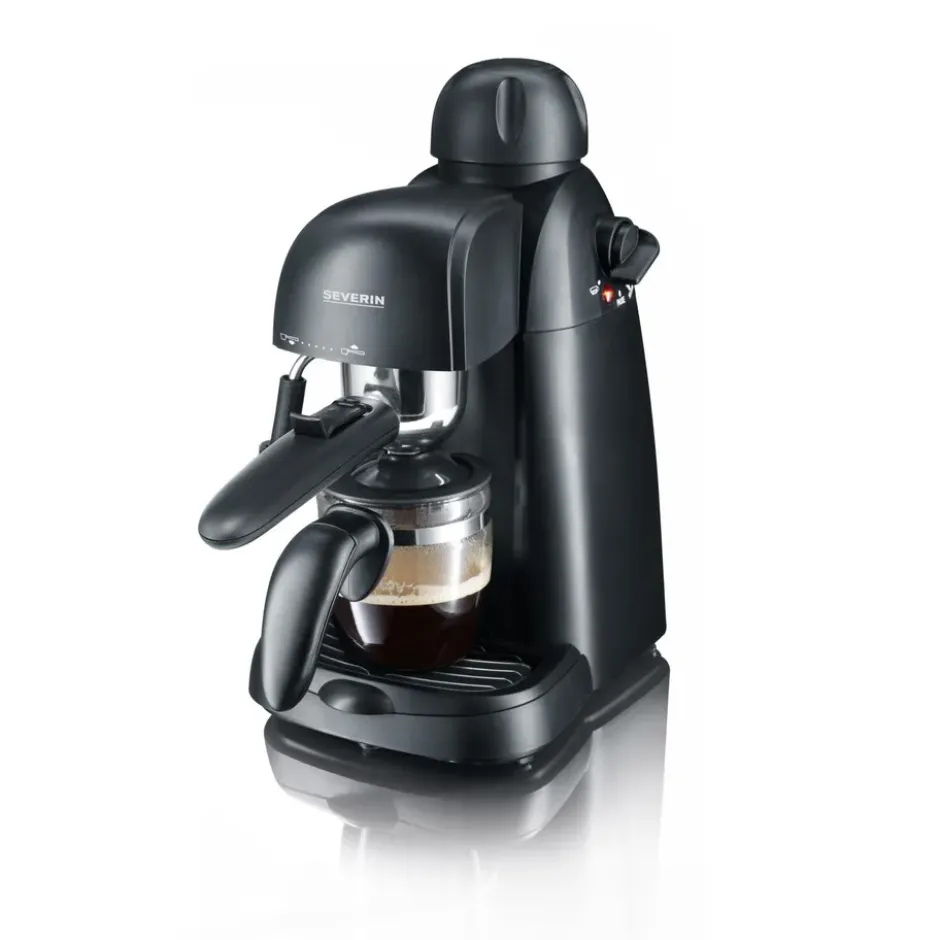 Severin KA 5978 espressomaskin 4 koppar, Svart