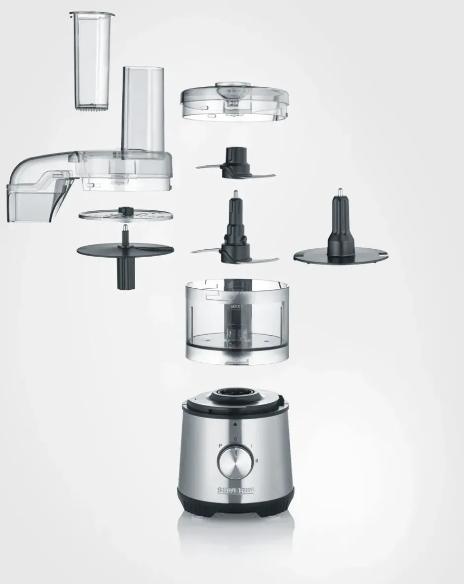 Severin KM 3865 Compact matberedare 500 ml, Rostfritt stål