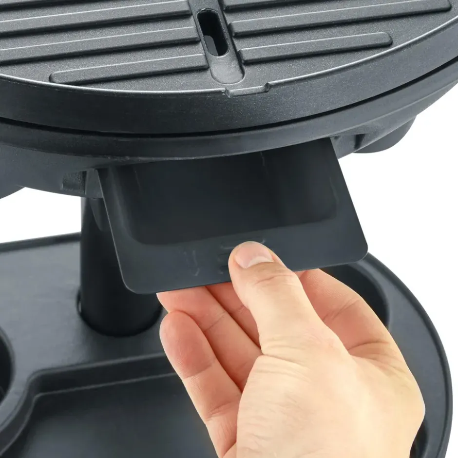Severin PG8541 elektrisk klotgrill m stativ & lock, Svart