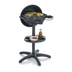 Severin PG8541 elektrisk klotgrill m stativ & lock, Svart