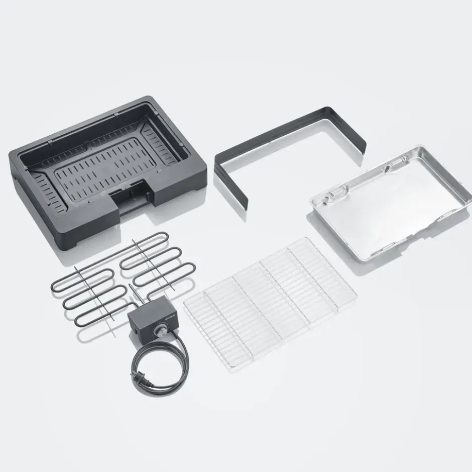 Severin PG 8566 elgrill med stativ, Svart