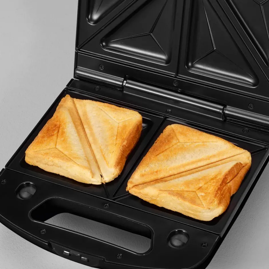 Severin SA 2968 smörgåsgrill multi 3 i 1, Svart