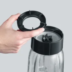 Severin SM 3737 blender med Mix & Go, Rostfritt stål