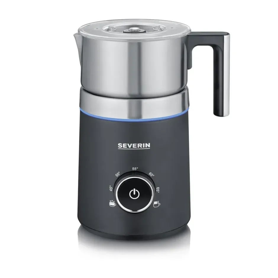 Severin SM 3586 Spuma mjölkskummare 700 ml, Silver-svart