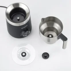 Severin SM 3586 Spuma mjölkskummare 700 ml, Silver-svart
