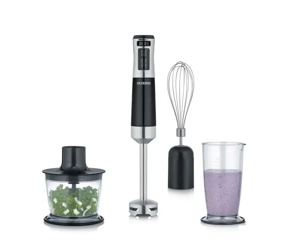 Severin SM 3772 stavmixer set, Svart
