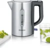 Severin WK 3647 resevattenkokare set 0,5 L, Borstat stål