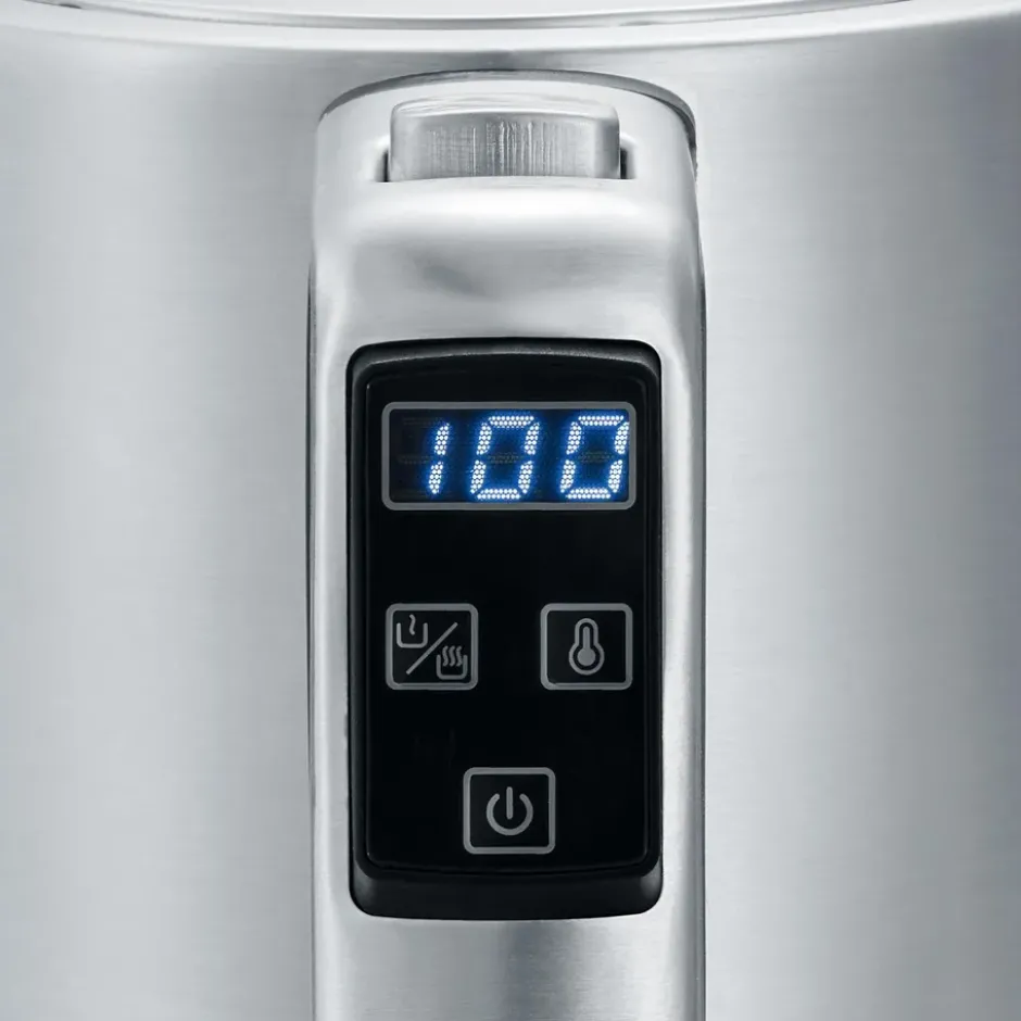 Severin WK 3418 vattenkokare med temperaturinställning 1,7 L, Rostfritt stål