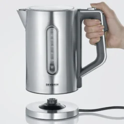 Severin WK 3418 vattenkokare med temperaturinställning 1,7 L, Rostfritt stål