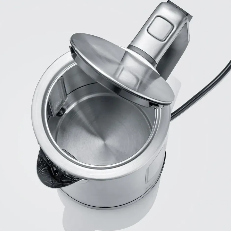 Severin WK 3418 vattenkokare med temperaturinställning 1,7 L, Rostfritt stål