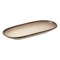 Søholm Sonja tallrik oval 12,3x25,5 cm, Brown