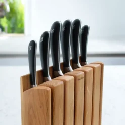 Signature Book Oak knivblock set 7 delar, Ek