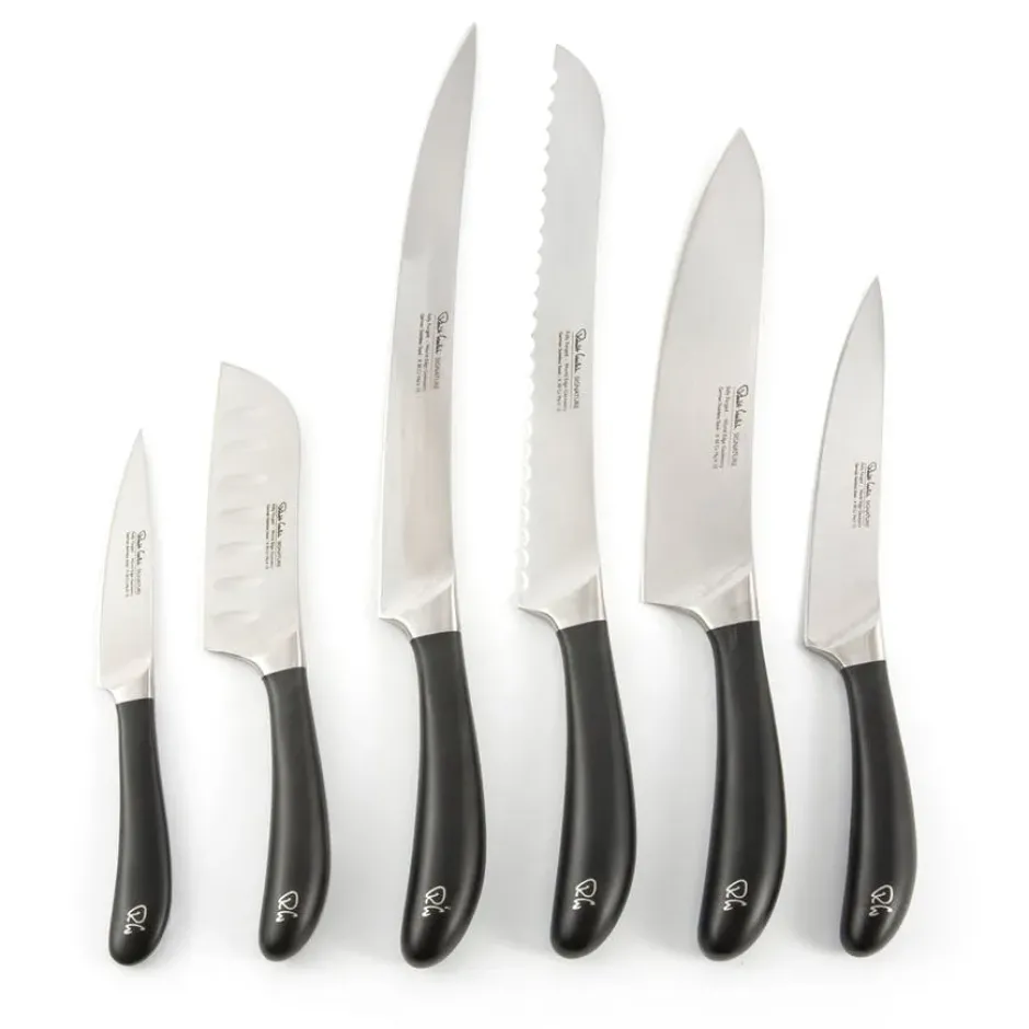 Signature Book Oak knivblock set 7 delar, Ek