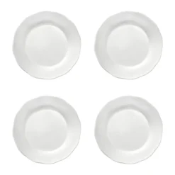 Silhouette djup sidotallrik M Ø15 cm 4-pack, White