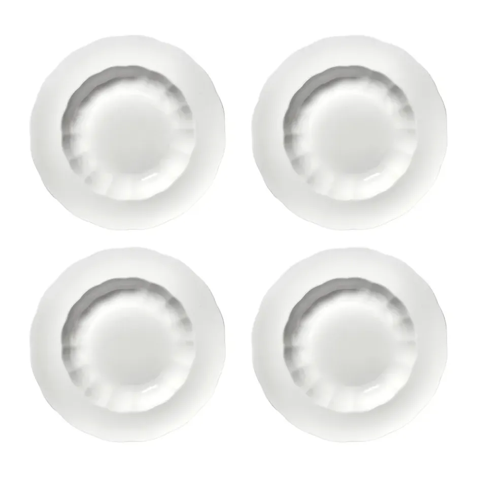 Silhouette djup tallrik L Ø27 cm 4-pack, White