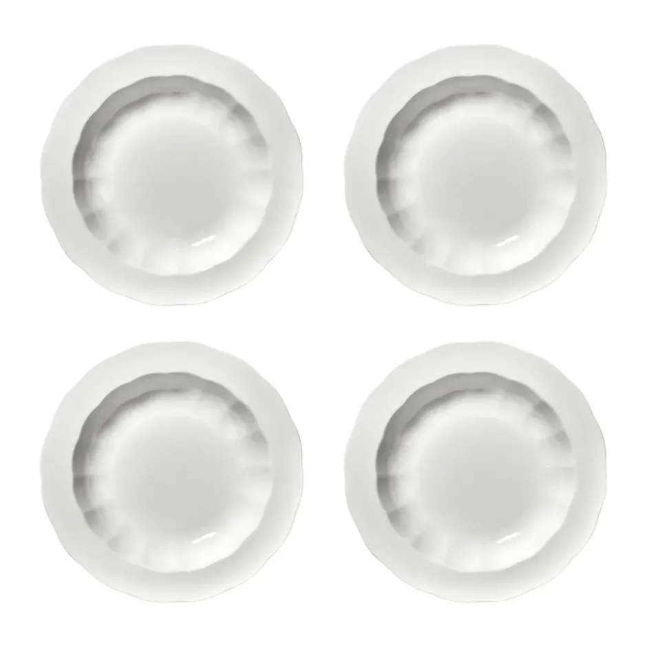 Silhouette djup tallrik M Ø23,7 cm 4-pack, White