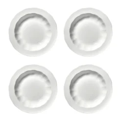 Silhouette djup tallrik S Ø21,5 cm 4-pack, White