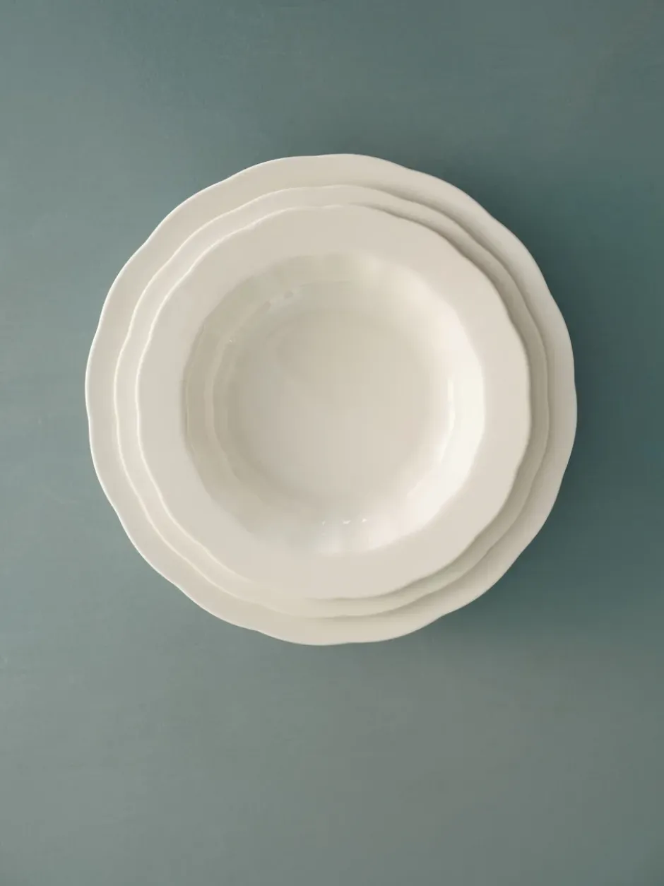 Silhouette djup tallrik S Ø21,5 cm 4-pack, White