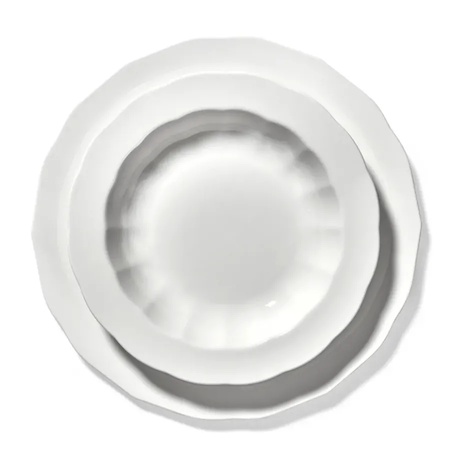 Silhouette djup tallrik S Ø21,5 cm 4-pack, White