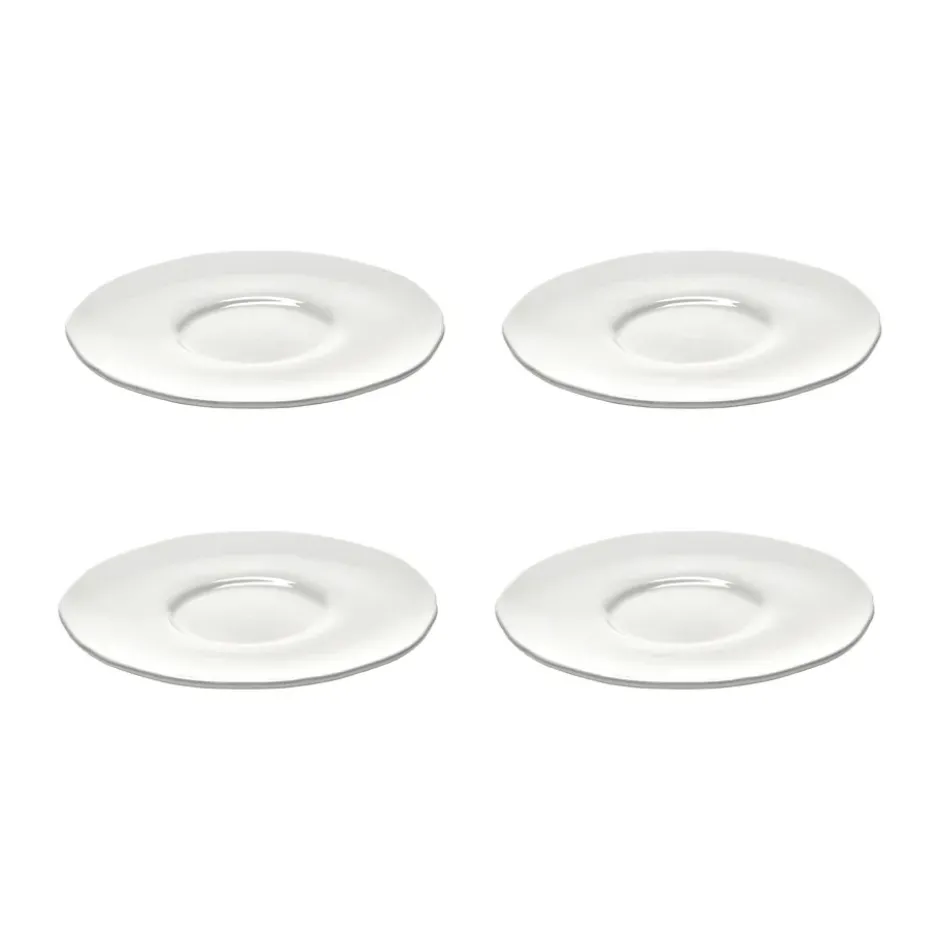 Silhouette fat till kaffekopp Ø12,7 cm 4-pack, White