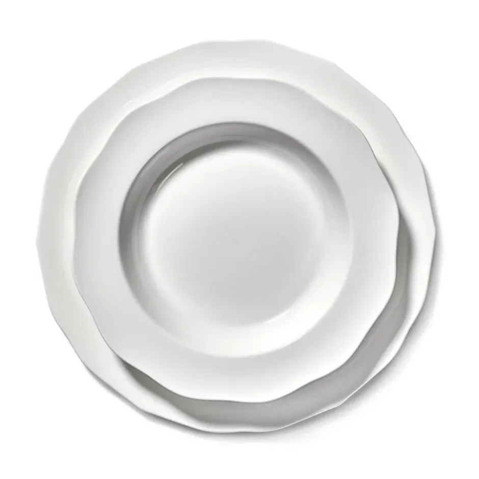 Silhouette pasta tallrik Ø22 cm 4-pack, White