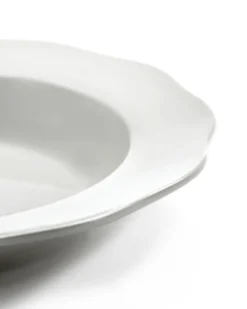 Silhouette pasta tallrik Ø22 cm 4-pack, White