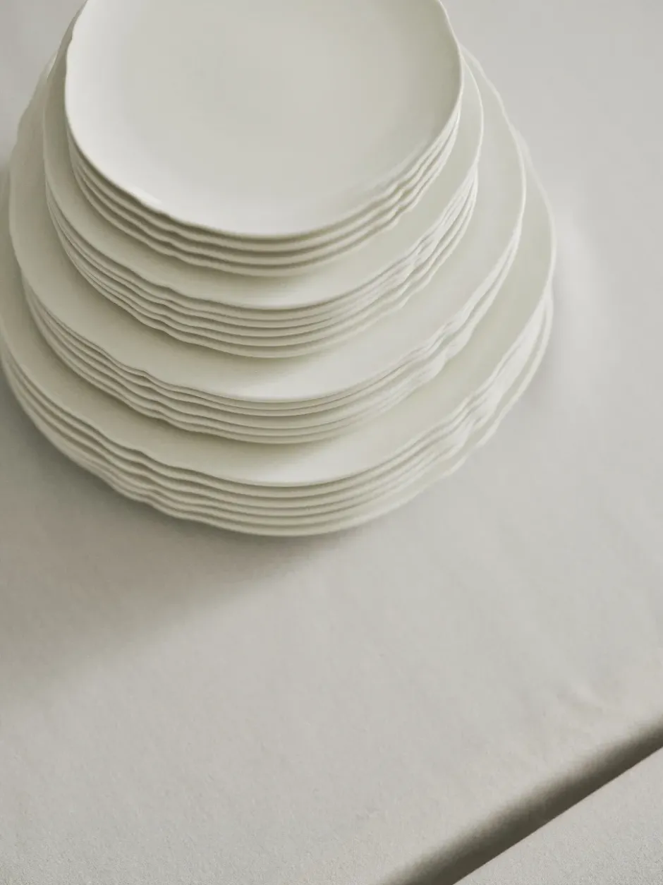 Silhouette tallrik L Ø26 cm 4-pack, White