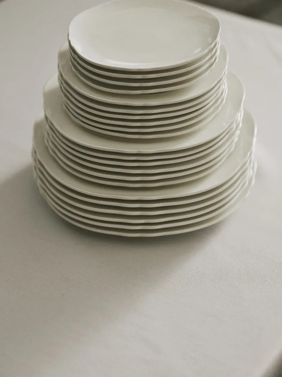 Silhouette tallrik M Ø23,5 cm 4-pack, White