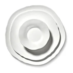 Silhouette tallrik M Ø23,5 cm 4-pack, White