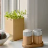 Sina salt-och pepparkvarn 6 cm, Ek-stål