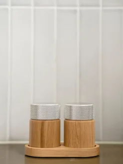 Sina salt-och pepparkvarn 6 cm, Ek-stål